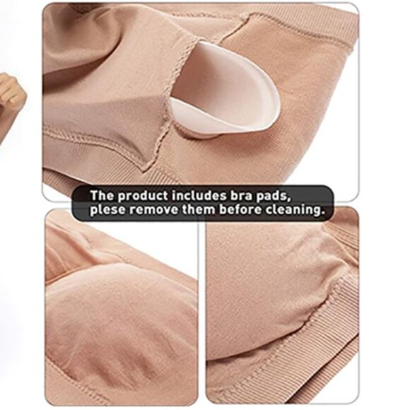 3pcs SET Strapless Bandeau Padded Tube Top Bra Stretch Non-slip - Picture 5 of 8